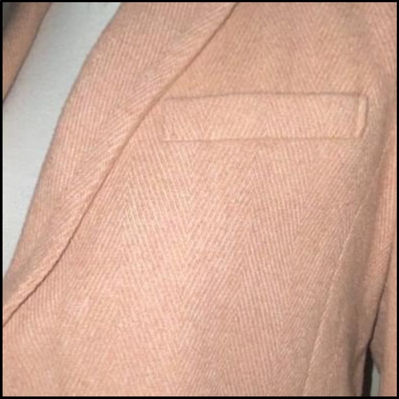 GAP Blush Blazer Jacket with elbow patches Size 2 - Picture 4 of 8